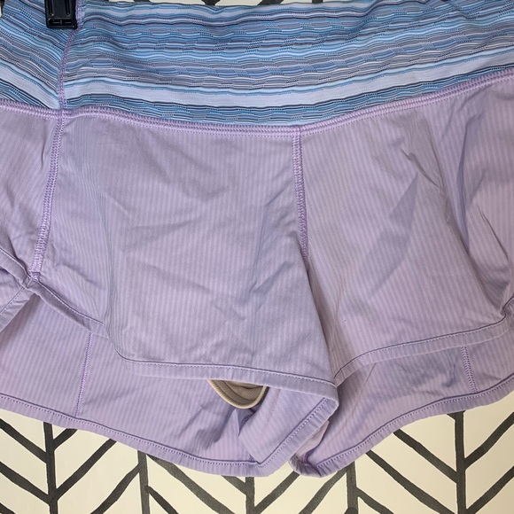 Lululemon speed shorts lilac wave twist caspian 4 - Picture 3 of 7